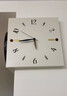 美世达（MEISD）电子转角时钟创意现代挂钟客厅家用2025新款高级感挂墙双面钟表 【可拆卸直插声控感应款】大号 :30*30cm 实拍图