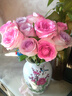 云南鲜花批发品质玫瑰百合水养鲜切花送女友水养鲜花源头直发 紫玫瑰-10支（花苞小不定品种） 【任选2件—不收运費】 实拍图
