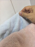 洁丽雅（Grace）新疆长绒棉毛巾2条装 家用柔软纯棉吸水洗脸面巾 60*30cm 兰+米 实拍图