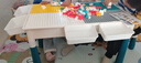 星涯优品积木桌子大颗粒儿童玩具男女孩多功能拼装学习桌3-6岁生日礼物 实拍图