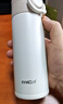 miGo莫兰迪弹跳保温杯简约随行杯小巧316不锈钢男女儿童 350ml荔枝白 实拍图