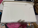 京东物流 加厚收纳箱塑料学生装书整理箱宿舍储物箱衣服超大容量 巨无霸带轮 59*42*35.5cm 实拍图