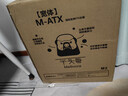 先马（SAMA）平头哥M2 电脑机箱台式机matx小机箱 玻璃侧透/支持240水冷/背线/USB3.0/独立电源仓/防尘易清洗 实拍图