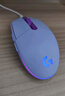 罗技（G）G102 有线游戏鼠标 淡紫色 RGB灯效 轻量化设计 吃鸡鼠标 赛博朋克 200-8000DPI 实拍图