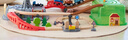 Hape(德国)火车轨道玩具木质拼插diy小镇运输收纳套节日礼物E3764 实拍图