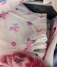 丽婴房儿童睡衣内衣套装男童内衣套装女童家居服套装秋衣秋裤套装 两粒扣（柔霞粉 秋冬款） 80 cm/1岁 实拍图