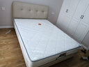 全友家居头层牛皮1.5米大床椰棕护脊弹簧床垫奶油风分段式衣柜套装 实拍图