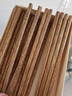 双枪（Suncha）筷子 天然家用实木无漆无蜡鸡翅木雕刻筷子套装10双装 实拍图