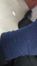 际华 3565军冬袜夏袜男 军训袜子零柒袜制训练运动式袜防臭耐磨透气中筒袜 10双-藏蓝冬袜（S级防臭款） 24-26cm中号(40-44码) 实拍图