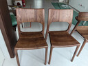 朴愫木作餐椅家用黑胡桃实木椅子现代简约餐桌椅餐厅休闲复古靠背椅书桌椅 拉图斯椅*2丨12月下 晒单实拍图