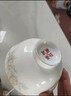 浩雅景德镇陶瓷餐具陶瓷碗饭碗高颜值家用花仙子4.5英寸高脚碗10个装 实拍图