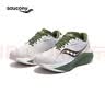 SAUCONY【彭于晏同款】索康尼胜利22专业强缓震跑鞋男厚底跑步鞋运动鞋男 白绿136 40.5 实拍图