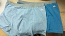 全棉时代儿童7A网眼抗菌里裆弹力平角裤 靛青蓝+托帕蓝+浅银灰（灰腰带） 实拍图