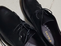 宜驰（EGCHI）皮鞋男士商务休闲正装英伦耐磨舒适通勤鞋子男 1618 黑色 45 实拍图