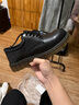 马登男士马丁靴秋冬加绒工装靴英伦风黑色休闲皮鞋男通勤百搭真皮靴子 黑色 [低帮/5孔]时尚硬核 39 男码 实拍图
