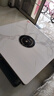 长虹（CHANGHONG） 电暖桌正方形烤火桌电炉电热取暖桌电烤桌客厅电暖炉烤火炉桌子一体取暖器家用冬季多功能电烤炉 墨石白80*80 【电陶炉+高端岩板+变频省电】 实拍图