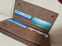 马莎兰缇（MashaLanti）男士钱包大容量皮钱夹长款拉链多功能手拿零钱卡包高档生日礼物 实拍图