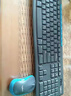 罗技（Logitech）MK275 键鼠套装 无线键鼠套装 办公键鼠套装 全尺寸 商务键鼠套装 带无线2.4G接收器 黑蓝色 实拍图