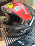 LS2碳纤维摩托车头盔男女机车赛车四季通用全盔四季防雾大尾翼FF801 锻造碳纤大尾翼款-单镜片-亮黑 3XL（建议61-62头围） 实拍图