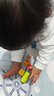 Hape(德国)儿童积木玩具木质100粒双面数字字母桶装宝宝节日礼物E8488 实拍图