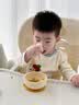 葆氏宝宝蛋花碗辅食碗吸盘儿童自主进食吃饭训练全硅胶喝汤碗儿童餐具 实拍图