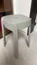 九千谷时尚圆凳塑料加厚成人凳子可叠放餐桌板凳家用椅子备用凳高凳2117 实拍图