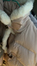 森马（Semir）森马羽绒服女新中式仿兔毛领短款保暖外套24冬新款109724113017 实拍图