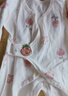 新生婴儿儿衣服纯棉连体衣春秋四季款初生宝宝无骨哈衣0-3月春装 花花世界米色 59cm 实拍图