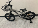 凤凰（Phoenix）儿童自行车男女宝宝脚踏车3-8-12岁儿童山地车14-18-22寸小孩单车 极氪辐条轮+ 炫酷银+ 悍马辅助轮 18寸适合身高（120-150cm） 实拍图