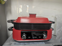 摩飞电器（Morphyrichards）二代多功能锅 家用电火锅电煮锅电蒸锅火锅锅5升大容量分体式预约蒸煮一体不沾煎烤料理锅MR9099红 实拍图