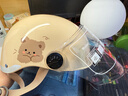 凤凰（Phoenix）新国标3C认证电动车摩托车头盔复古款TK708卡其色 双形态帽檐瓢盔双镜片夏季半盔男女士均码 实拍图