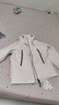 森马（Semir）陈都灵|90%鸭绒羽绒服女中长款保暖内胆24冬新款三合一可拆卸夹克 灰白（白鸭绒）10809 M 160/84A 实拍图