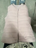 雪中飞经典新款基础舒适轻薄羽绒便捷短款保暖羽绒小马甲轻盈便携舒适 浅亚麻|7100-女 XL 175/96A 实拍图