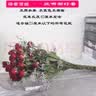 爱满云南天然蔷薇干花花束客厅摆设插招财玫瑰干花真花装饰摆件风干烤 霓虹+金色芭比（两束装） 实拍图