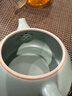 祥业song杯子汝窑泡茶壶陶瓷大号功夫茶具西施壶汝瓷单壶提梁壶泡茶器 大石瓢壶 260ml 实拍图