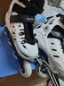 维动溜冰鞋成人轮滑鞋溜冰儿童全套装初学者旱冰鞋成年男女童休闲 冰川白【背包+护具】豪华款 L -尺码可调（39--42） 实拍图