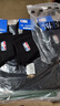 NBA袜子男士秋冬休闲运动袜吸汗黑色精梳棉袜刺绣训练跑步篮球袜3双 实拍图