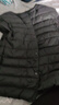 鸭鸭冬季马甲女轻薄羽绒服秋冬坎肩修身保暖背心马夹女百搭内穿女装K 黑色 XL 实拍图