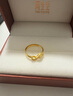 周生生永系列黄金戒指 无尽的爱 足金丝带开口戒女款 27924R计价 2.58克(含工费100元) 实拍图