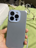 蓝妮子【拍照相机按键全包】适用苹果16pro/max手机壳iphone15promax液态硅胶13/14pro保护套12防摔max硬 【相机按键全包】【精孔-果冻灰】液态硅胶 苹果16Pro 实拍图