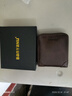班亚奴钱包男短款真皮大容量2025新款驾驶证卡包男士多功能牛皮潮牌皮夹 咖啡色-单活页款（复古头层皮） 实拍图