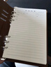 朗捷（longe） 会议记录本活页式开会本子皮面记录本工作日志本可拆卸笔记本子文具可定制logo a5红色（单本） 实拍图