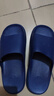 回力静音男士室内户外穿厚底防滑速干洗澡凉拖鞋HL3A23深蓝40-41码 实拍图