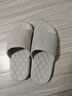 LURAD拖鞋男士四季情侣厚底家用防滑防臭居家浴室凉拖鞋女 黑色 43-44 实拍图