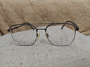 WAN XIN防蓝光眼镜框配近视镜片送男女时尚金属TK1 18032枪色 配万新1.56非球面树脂镜片 实拍图