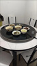 能师傅暖菜板+火锅热菜电动餐桌转盘饭菜加热板电磁炉保温板带火锅热菜神器家用加热旋转分区控温多功能 2200W电磁炉火锅 | 电转+大理石纹 90cm 实拍图