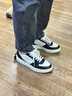 爱步（ECCO）厚底板鞋 百搭牛皮休闲鞋 街头720女鞋209713 黑色/白色38 实拍图