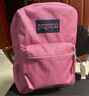JANSPORT杰斯伯双肩包男背书包女休闲学生校园包 47LWEW6 黑梅粉 实拍图