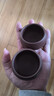 尊壶紫砂茶杯品茗杯功夫茶具配件主人杯建盏小茶碗 2只装兰草杯80ml 实拍图