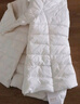 雪中飞羽绒内胆女轻薄羽绒服女短款新款冬季内搭修身时尚羽绒服外 米白 M (160) 实拍图